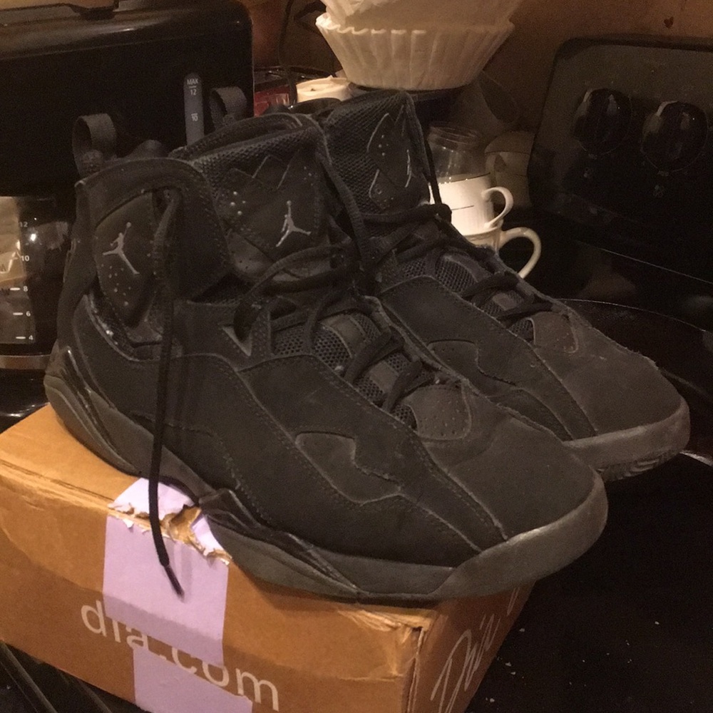 Air Jordan true flight men’s all black size 11.5